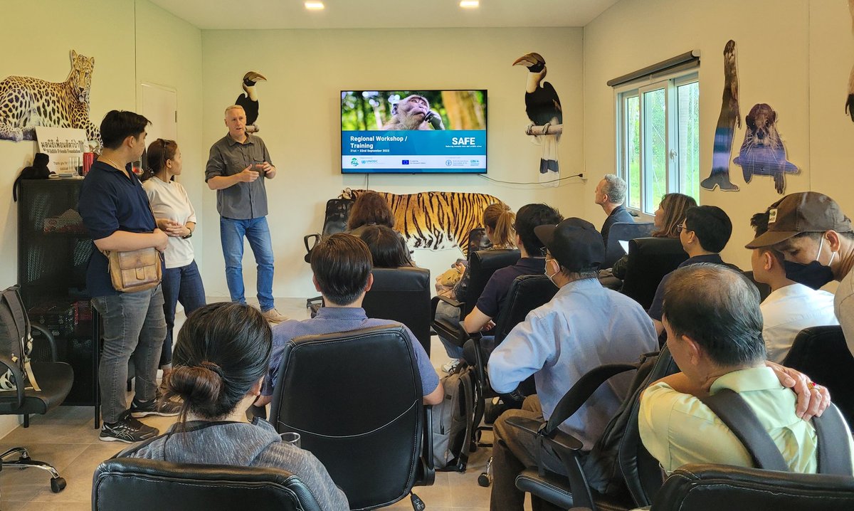 Day 1 of training for the #SAFEProject team at @WFFThailand, getting ready to kick-off field surveys in 🇹🇭🇱🇦🇻🇳 to prevent zoonotic diseases and #EndWildlifeCrime