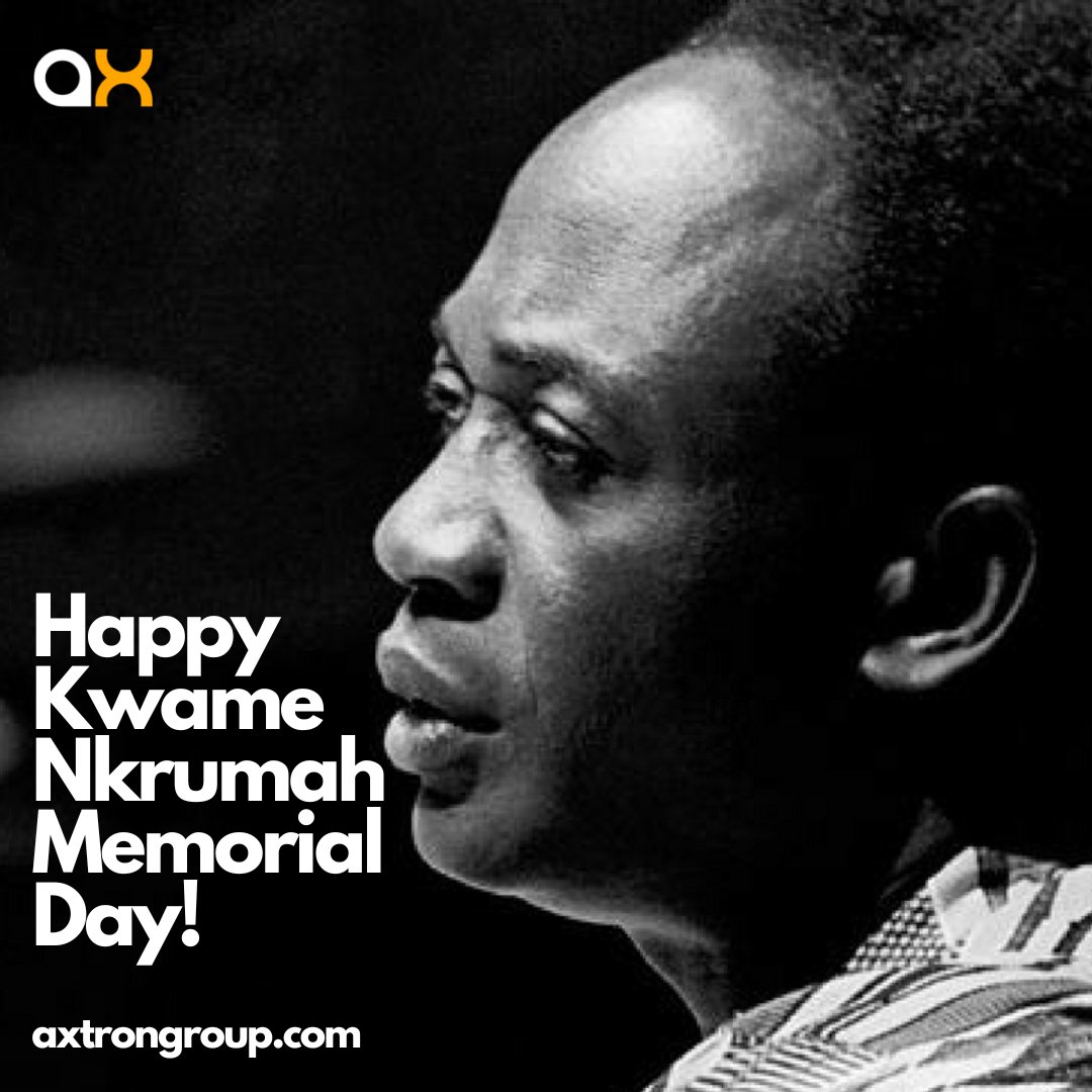 AxtronGroup's tweet photo. “The forces that unite us are intrinsic and greater than the superimposed influences that keep us apart.”
― Kwame Nkrumah

Happy Kwame Nkrumah Memorial Day!

#KwameNkrumah #Ghana https://t.co/GIgnlQlMEW