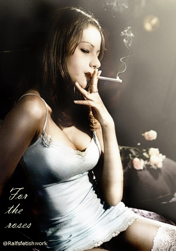 RalfsFetishwork's tweet photo. Have called this image `For the roses` please retweet if you like it #smokingfetish #smokinglady #seductivesmoking https://t.co/CcMjfNhPWz