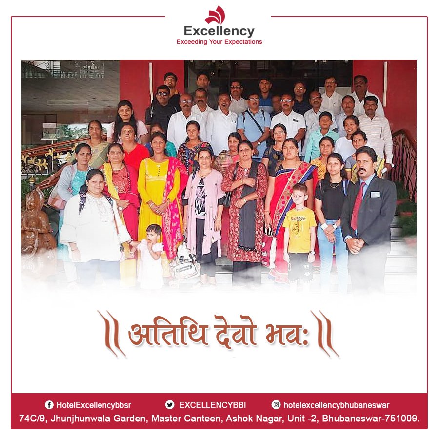 EXCELLENCYBBI's tweet photo. Namaskar! Welcome to Hotel Excellency, Bhubaneswar's city heart luxury hotel.
#welcome #guests #hotel #excellencybbsr #stacation #atithidevobhava https://t.co/wLOKLgUHk4