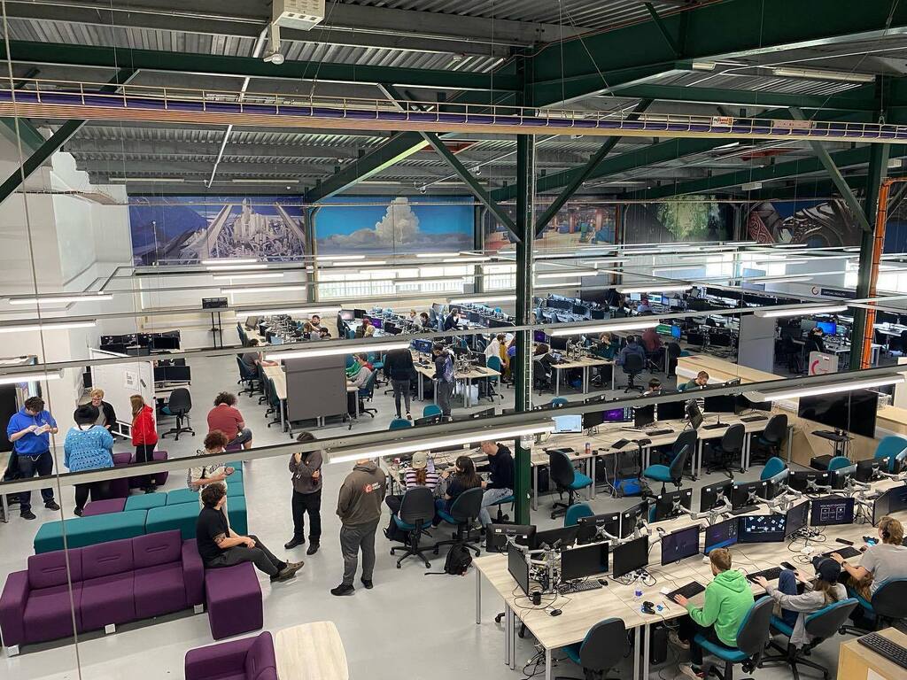 Lovely to see game creators back in the studio, it’s Design Guild today. #gamedesign #games #gamestudio