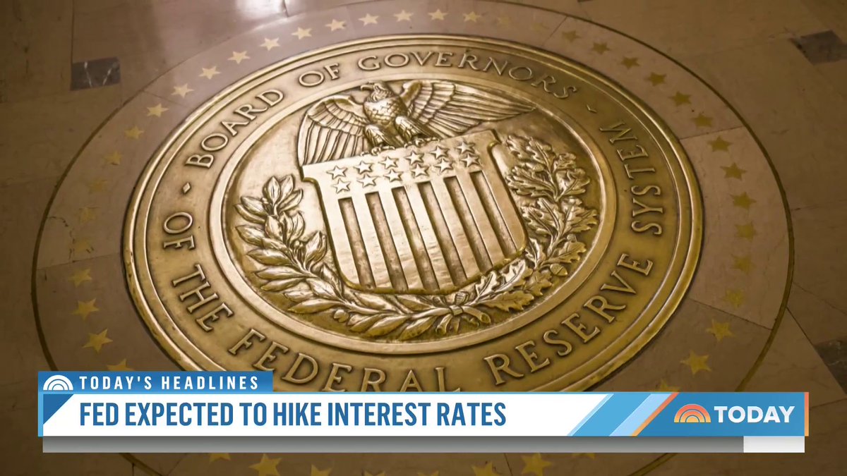 The Federal Reserve is expected to raise interest rates again today ...