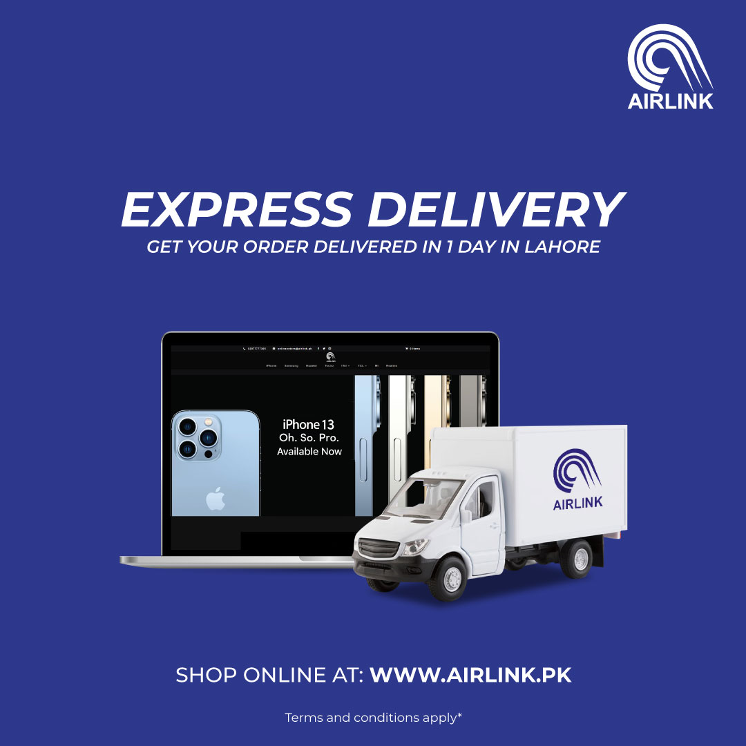 AirlinkALC's tweet photo. Hello Lahore! Make your shopping experience hassle-free. Order your phone today and get it delivered within a day. Shop now at https://t.co/guFzboIlSu

#AirLink #YourSmartDevicePartner #ExpressDelivery #AirLink.pk https://t.co/nrfd5P78RJ