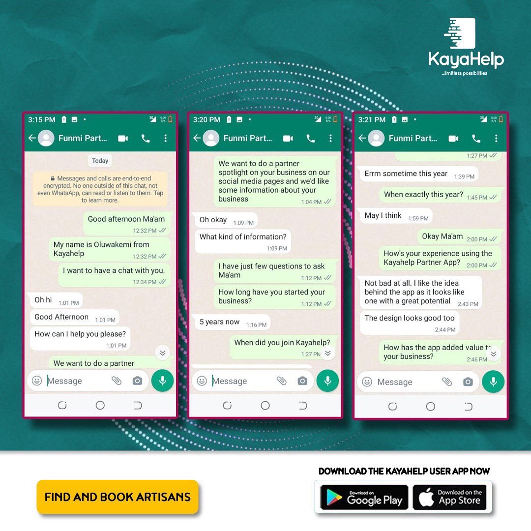 KayaHelp's tweet photo. Review O’clock 😎

This is what partnering with us gets you 😊

#KayaHelp
#KayaHelpForArtisans
#KayaHelpForUsers
#KayaHelpingMatters 
#UnlimitedPossibilitiesWithKaya https://t.co/OcBdn28miC