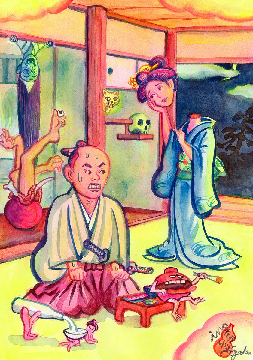 メガネその⑤伊野孝行。
つまり私だ。最近は紫外線の量で色が変わる調光レンズにして色気づいたメガネ。
「いろんなタッチでギャグからシリアスまで描き分ける異能のイラストレーター、伊野です」「身から出たサービスで絵を描いてます」……ま、自分で自分を語るのはどうやったってバカに見えますね。 https://t.co/xuZNDIwKhU 