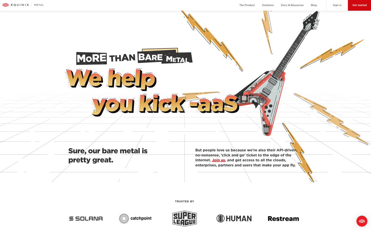 Lol, @equinixmetal was always a pretty nice provider, but that new website is next level :D Good job folks 👋