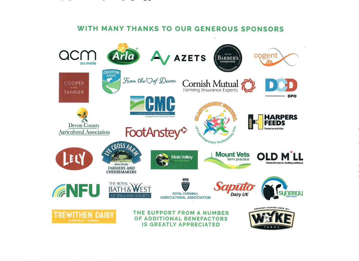 wcdawards's tweet photo. This year we distributed over £16,000 and helped 20 students with their studies in dairy related subjects.  We couldn't do it without our generous sponsors. Thank you! https://t.co/9w2fplq502