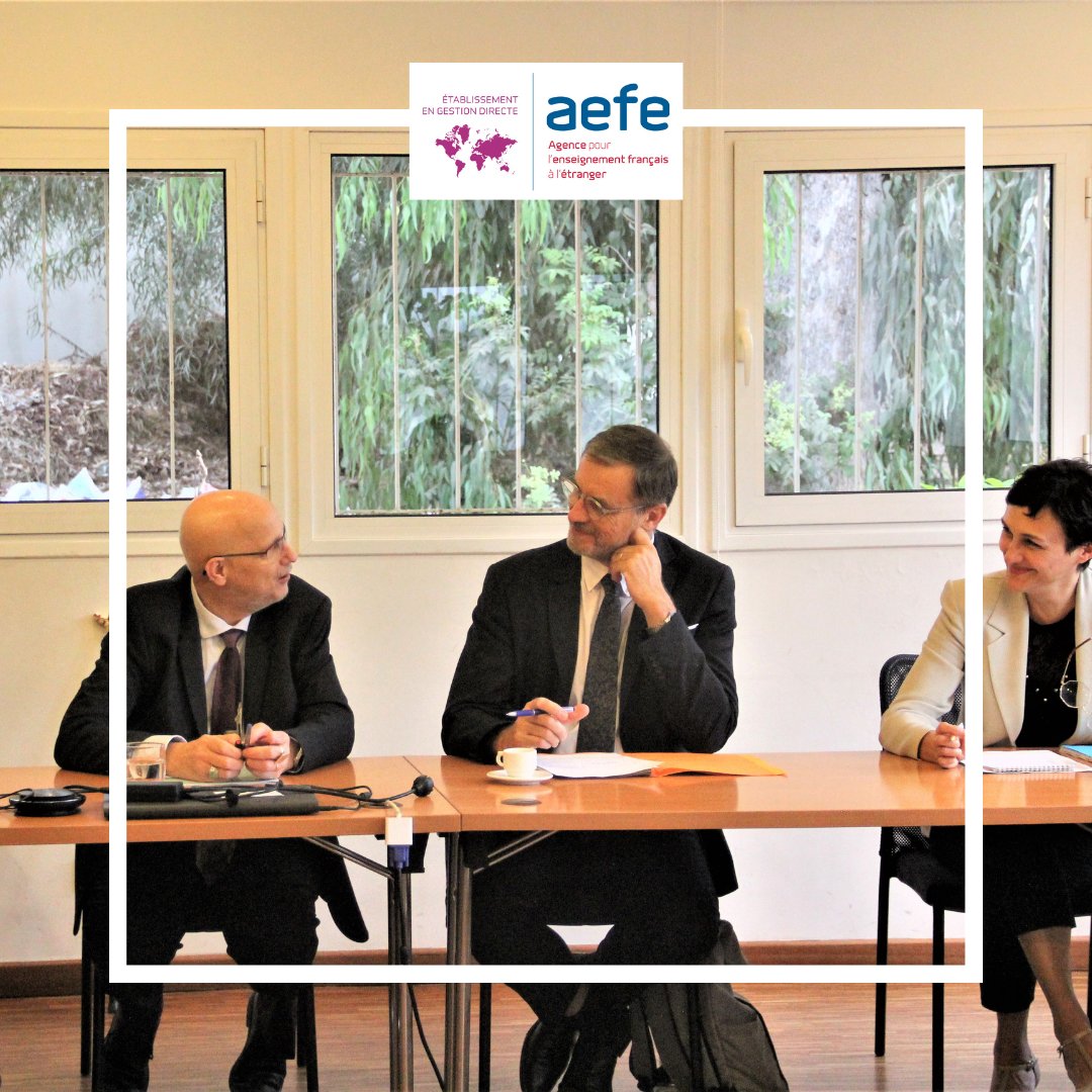 PoleLyautey's tweet photo. Visite du Directeur Général de l’AEFE
Ce mercredi 21 septembre, nous avons eu le plaisir d’accueillir le Directeur Général de l’AEFE, Monsieur Olivier Brochet et les équipes de direction des lycées partenaires dans le cadre d'un séminaire de rentrée.

@aefeinfo @AmbaFranceMaroc https://t.co/gCyot40NTu