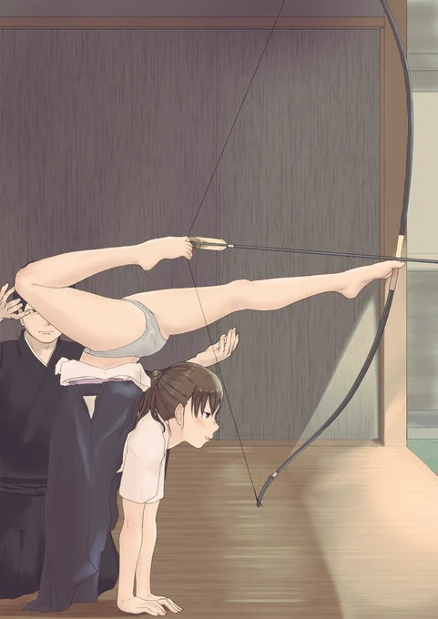 アクロバティックな射形って言うならこれくらいやっててほしいけどそんな人はいない 