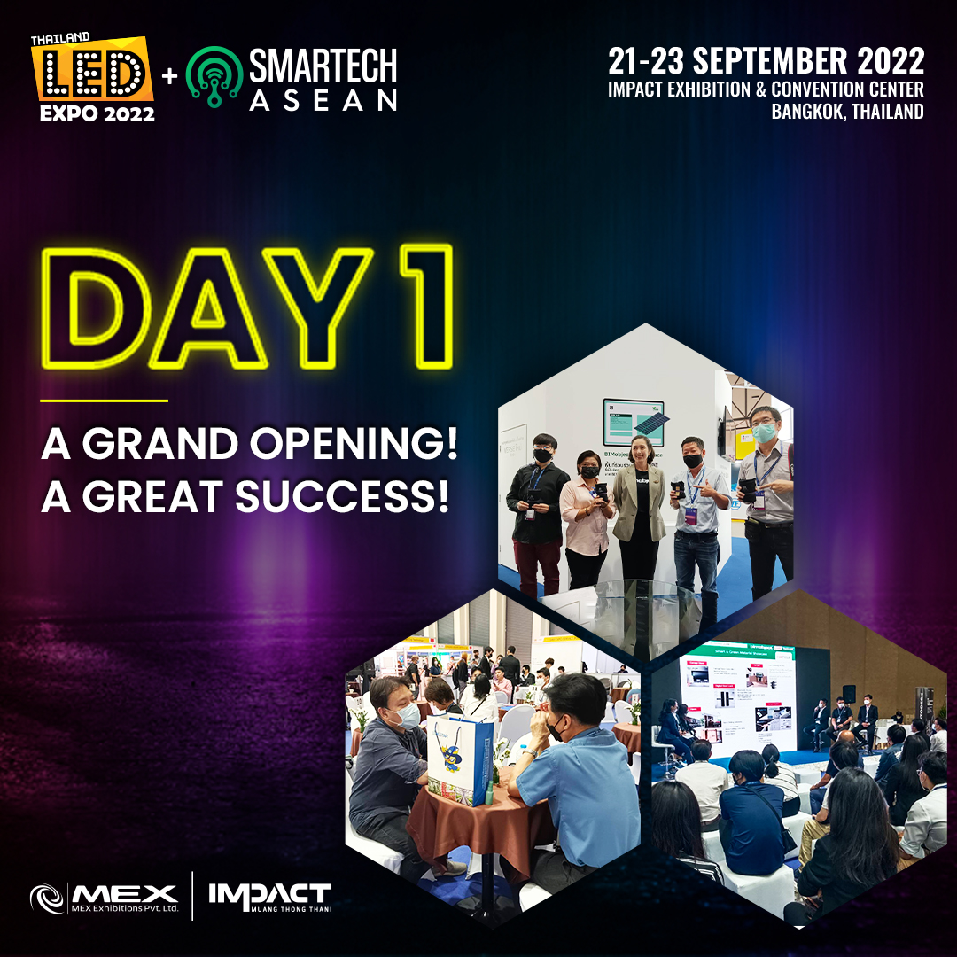 lightdesignexp's tweet image. LED Expo Thailand – Day 1 received an overwhelming response.

Register your FREE visit! 👉 bit.ly/3JUMUjg

Show info ✍️
🗓 21-23 September 2022
📍 Hall 8, IMPACT Exhibition and Convention Centre,
Bangkok, Thailand

#LEDExpo2022 #LEDIndustry #LEDTechnology #SmartIoT