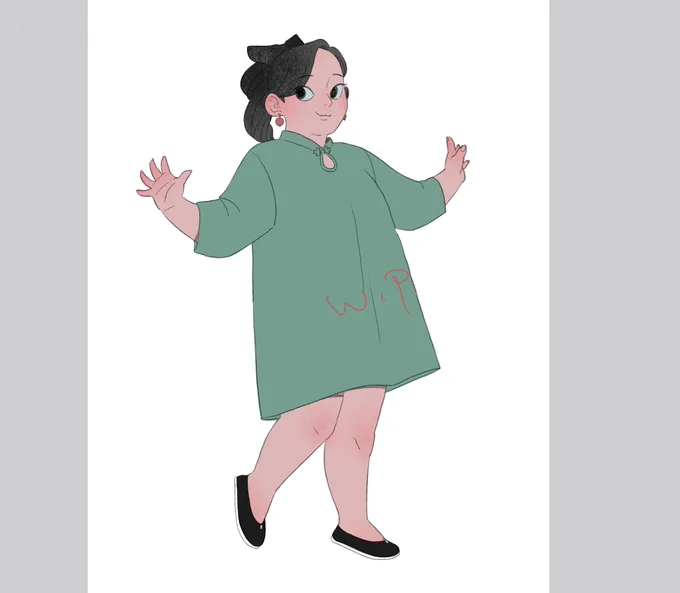 服の柄が決まってない 