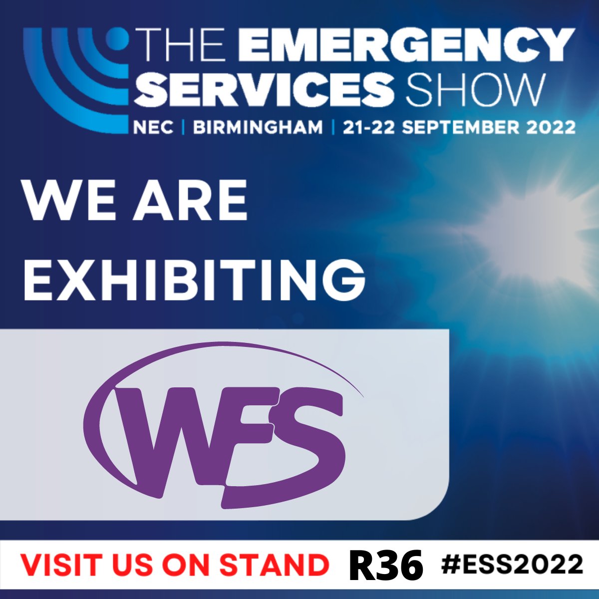 WFSUK1's tweet photo. 🚨#ESS2022 is here! 🚒

Come find us in the @emergencyukshow  Collaboration Zone at Stand R36! 

Meet our Chair @ESFRSJKing &amp; WFS Reps for a chat this afternoon to find out all about us and and how we can support you and your Fire &amp; Rescue Service. 

#EmergencyServicesShow https://t.co/gBlptJw2TS