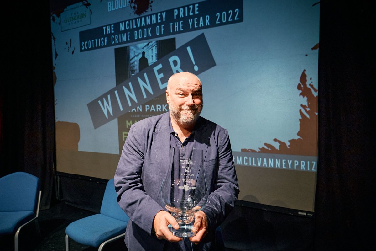 BloodyScotland's tweet photo. What a weekend! We want to say another huge congratulations to @TariqAshkanani who won the Scottish Crime Debut of the Year for #WelcometoCooper &amp; to @AlanJParks who won the McIlvanney Prize for #MayGodForgive Thanks to @GlencairnGlass for their support of this year's prizes. https://t.co/lisquwsIDT