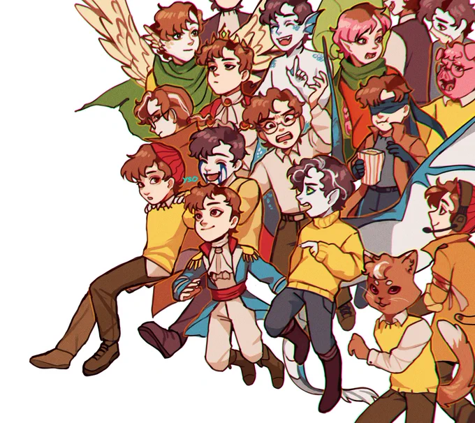 omg been a while since i did art trains woot woot!!some cool ppl :>      