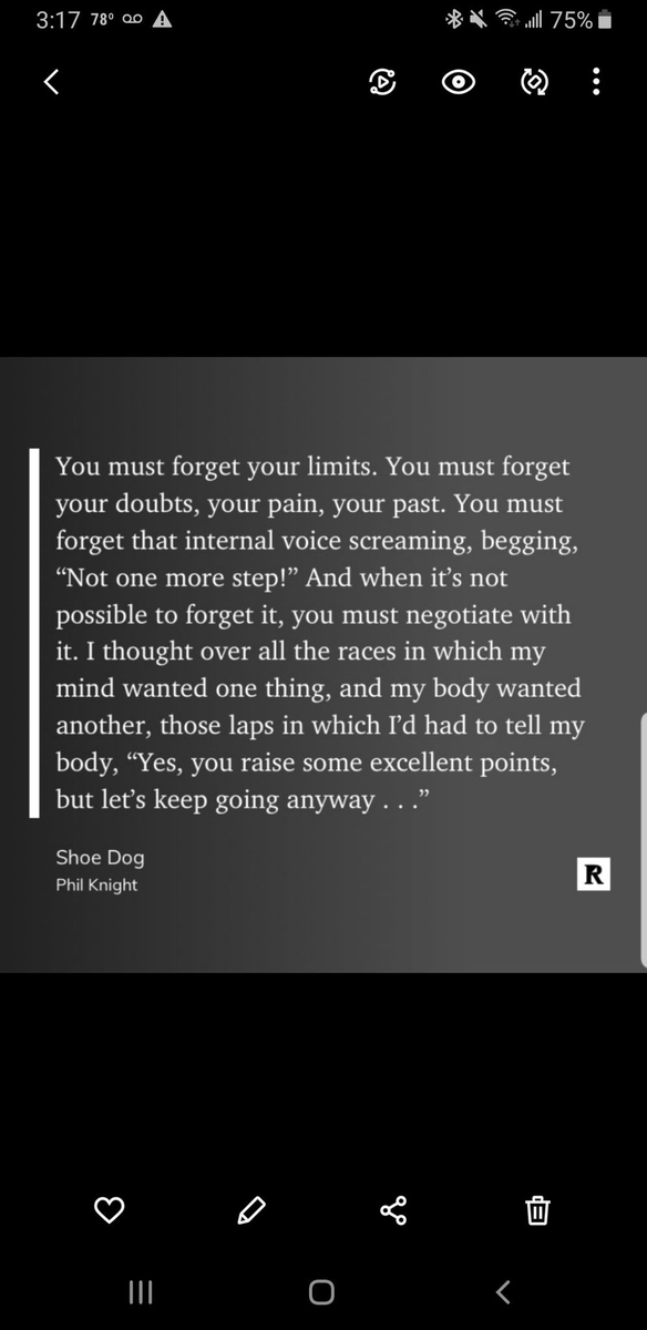 QuotesToBook's tweet photo. "You must forget your limits." https://t.co/Au91UVoVpQ