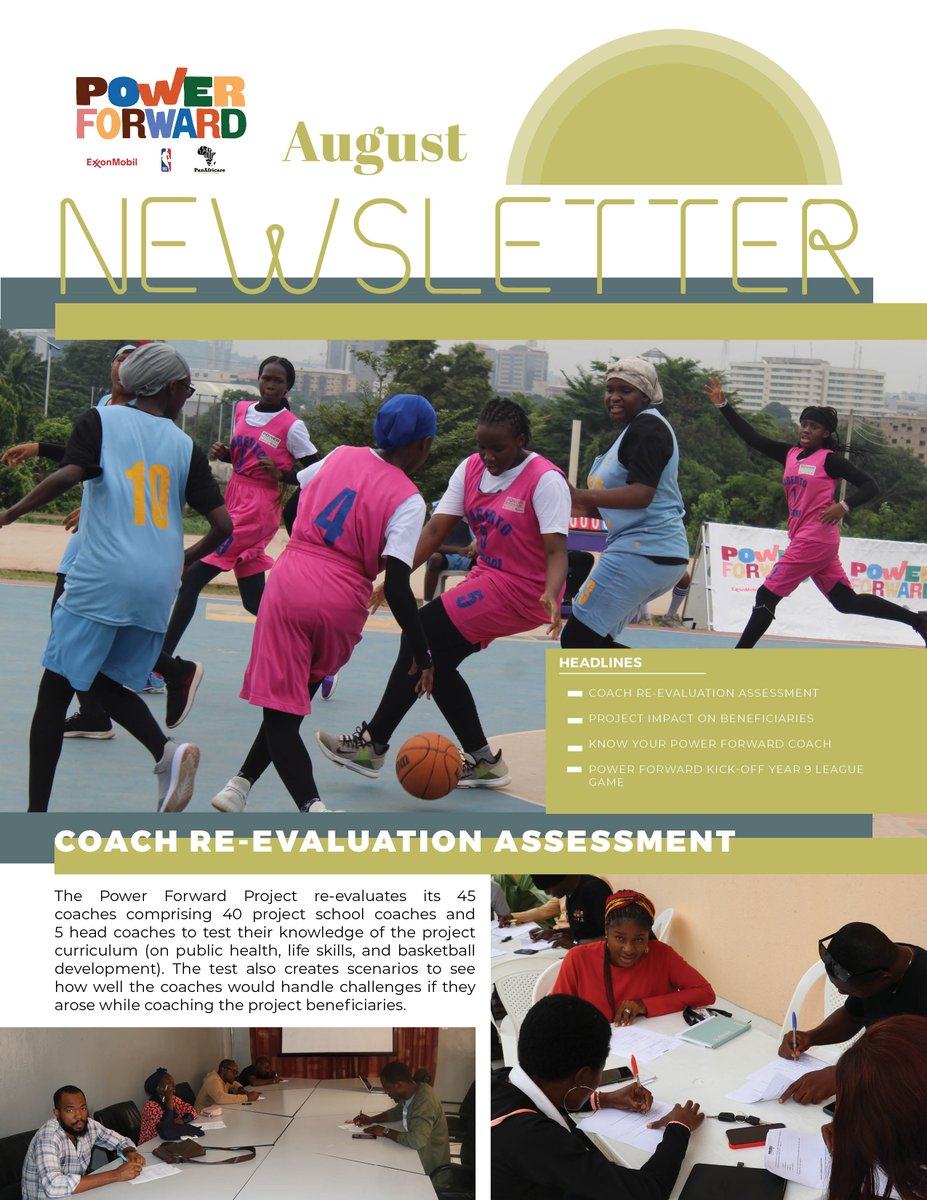 PanAfricare_Ng's tweet photo. Power Forward 2022 August Newsletter Edition is out!🥳👏

Kindly check this out for more exciting and educative information on Power Forward.
#basketballplayer #newsletter 
@XOMFoundation  
@ExxonMobil_NG 
@NBA_Africa 
@NBANigeria https://t.co/bpw3Q36EBW