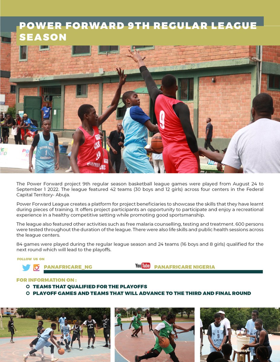 PanAfricare_Ng's tweet photo. Power Forward 2022 August Newsletter Edition is out!🥳👏

Kindly check this out for more exciting and educative information on Power Forward.
#basketballplayer #newsletter 
@XOMFoundation  
@ExxonMobil_NG 
@NBA_Africa 
@NBANigeria https://t.co/bpw3Q36EBW
