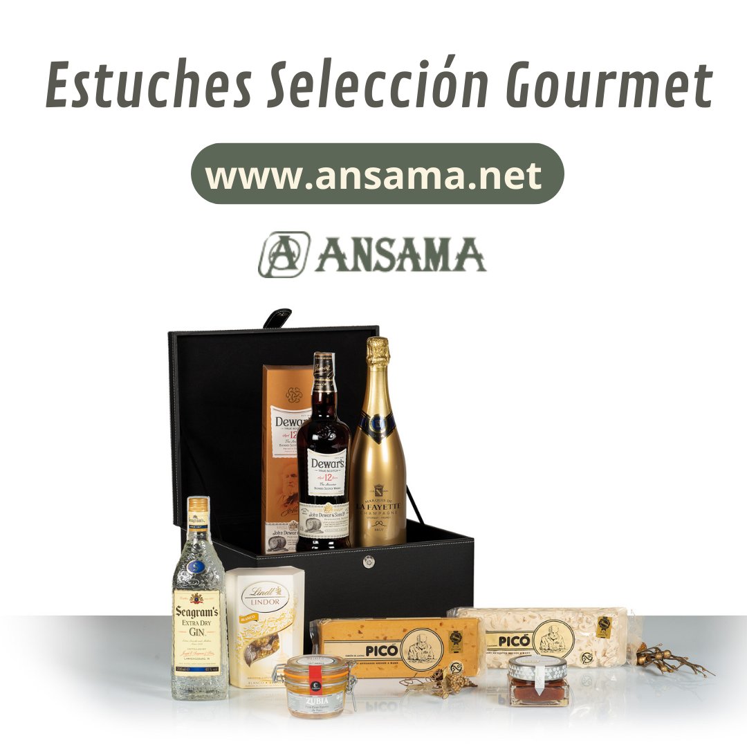 ansamagourmet's tweet photo. Nuestros estuches selección #gourmet son de lo más top 🔝.
Si quieres hacer un detalle especial esta #Navidad, te recomendamos nuestra Caja Selección Gourmet con bebidas, dulces y conservas @Lindtespana #TurronesPicó @lorussofood
¡Haz tu pedido!🛒 https://t.co/XlmjyGJyor
#Ansama https://t.co/ZWCuzccjUe