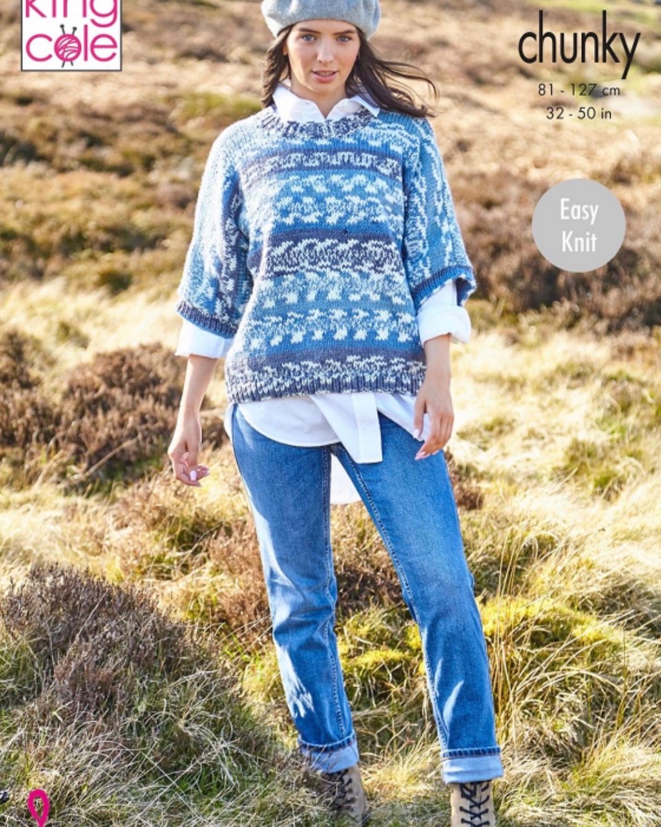 deltawoolshop's tweet photo. Our latest yarn from King Cole is Nordic Chunky in 8 fair isle shades. A great selection of garments, accessories and blankets. 

A size 36/38 sweater or cardigan takes just 4 balls and costs £24.00 to make. https://t.co/CZdLcnLh3L