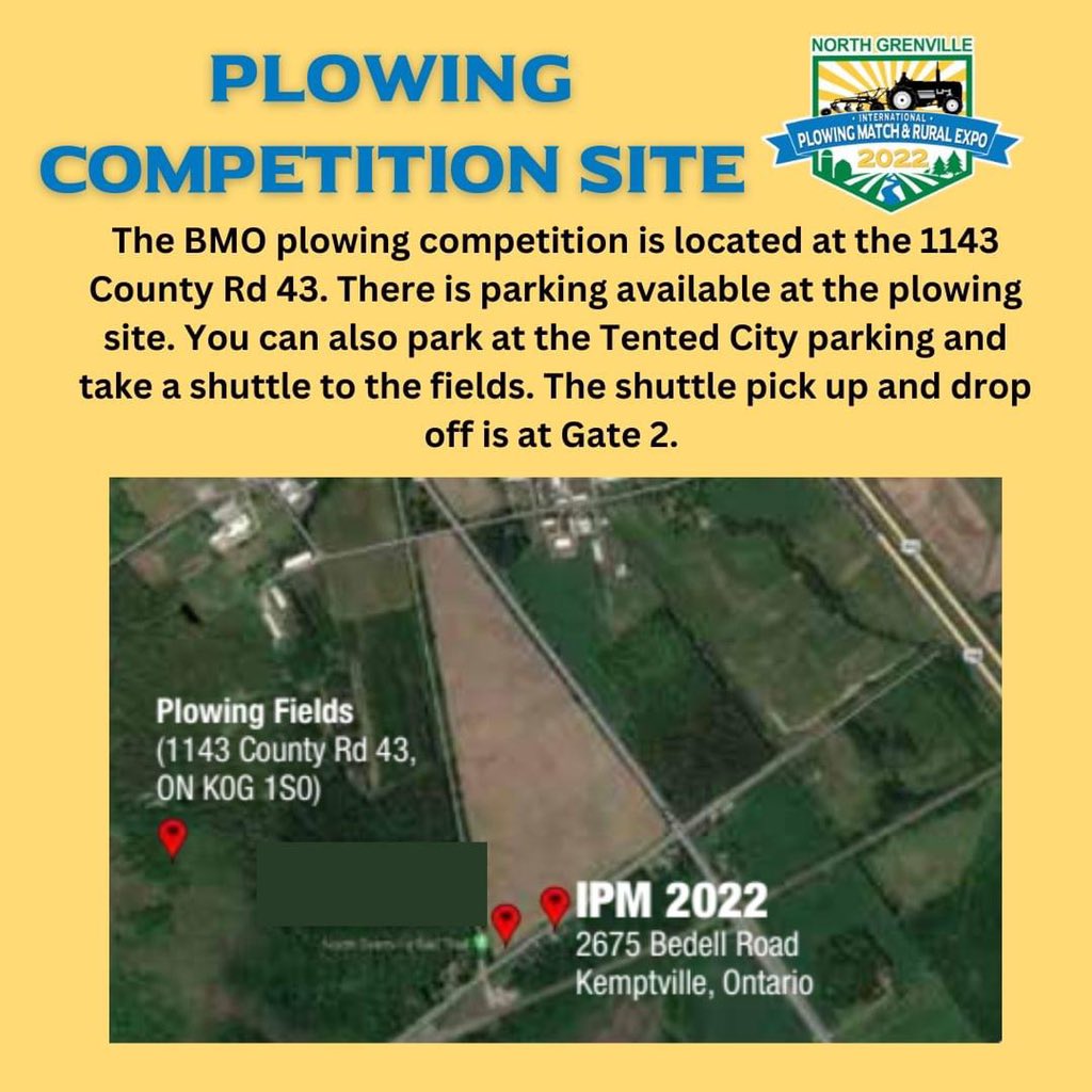 BMO Plowing Competition kicks off today! #IPM2022