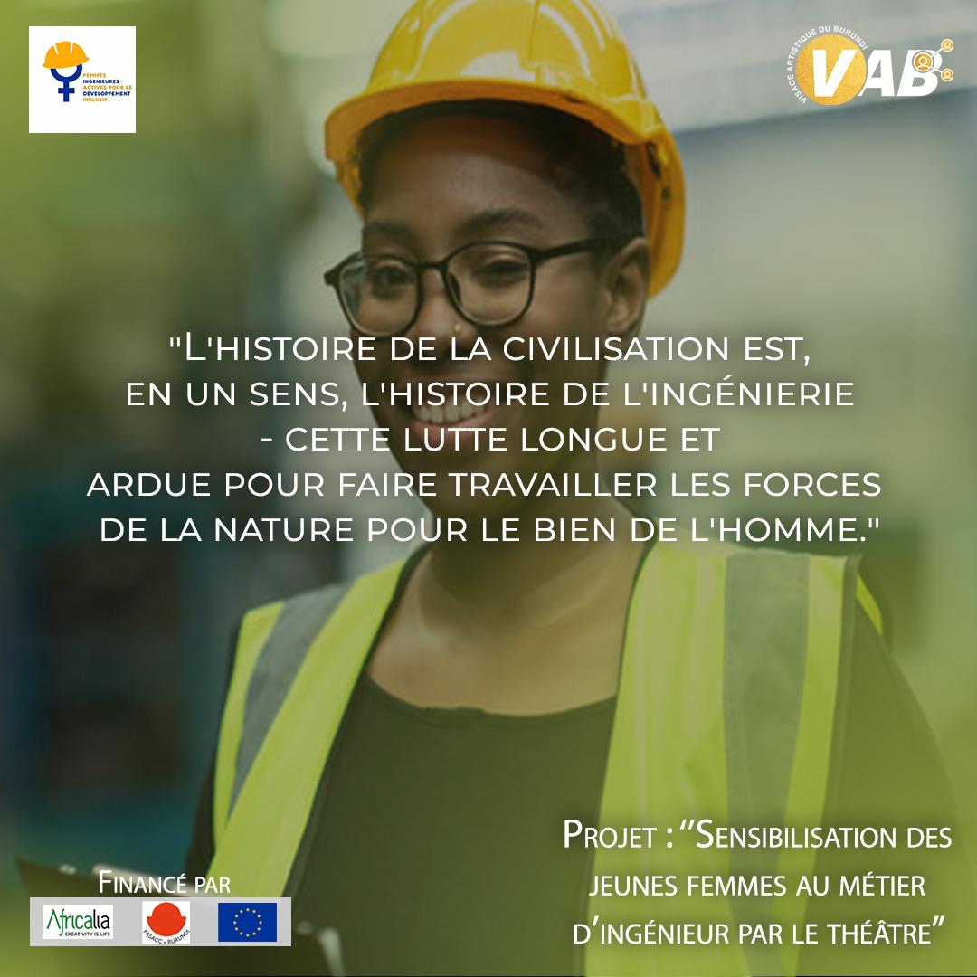 FiadiBdi's tweet photo. "Tout au long de l'histoire de l'humanité, l'ingénierie a joué un rôle très capital en ce qui est de l'amélioration des conditions de vie des humains"
#FIADI #VAB #Pasacc #Burundi #engineering https://t.co/uvou7SD5S6