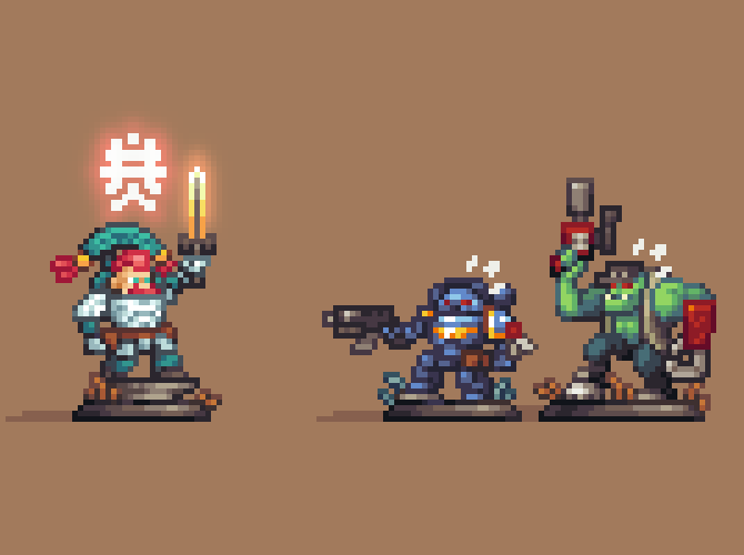 #pixelart #votann #warhammer40000