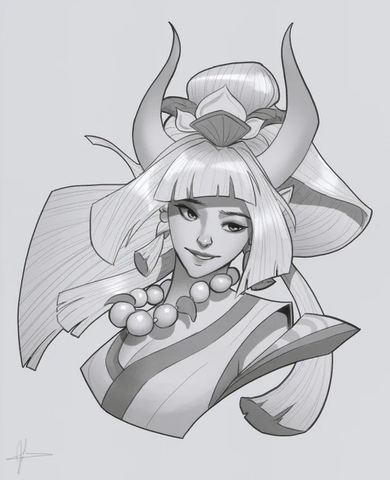 Spirit Blossom Syndra sketch! Her splash and design is the best on the recent skin line showcase! Might do these more since I don't really have time and energy to do full illustrations #spiritblossomsyndra #leagueoflegends 