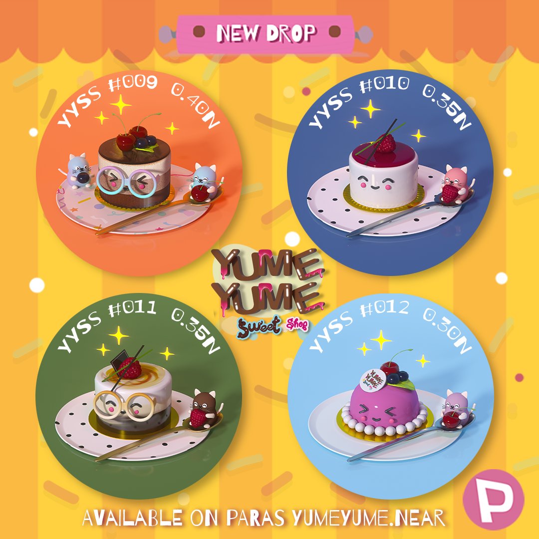 มาแล้วค่า!!💒NEW DROP 🧁 💗
YumeYume &amp; NekoJung🐱
paras.id/yumeyume.near/…

#PARASnft #NFTs #NFTCommunity #NFTThaicommunity #NFTTHAILAND #3Dartist #b3d #Blender3d