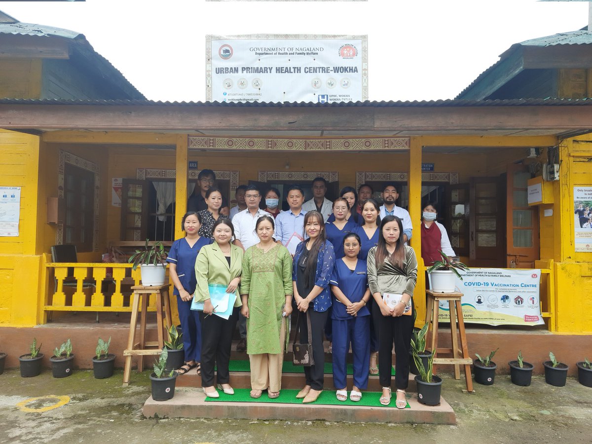 Chos_Rhts's tweet photo. District KAYAKALP peer assessment team led by Dr Toshirenla, Chief Medical Officer Wokha visited Urban Primary Health Centre Wokha &amp; Longsa Health &amp; Wellness Centre  to assses the health facilities on September 21.
@NagalandNhm @HealthNagaland #wokha #kayakalp #healthcare https://t.co/Sxkj4Le114