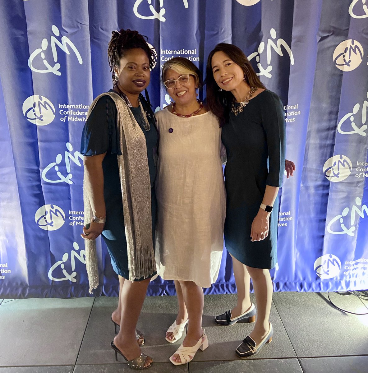 Representing at last night’s @world_midwives centennial celebration. @USAID_MOMENTUM @Jhpiego @ACNMmidwives @memontesinos @PandoraHardtman #MOC