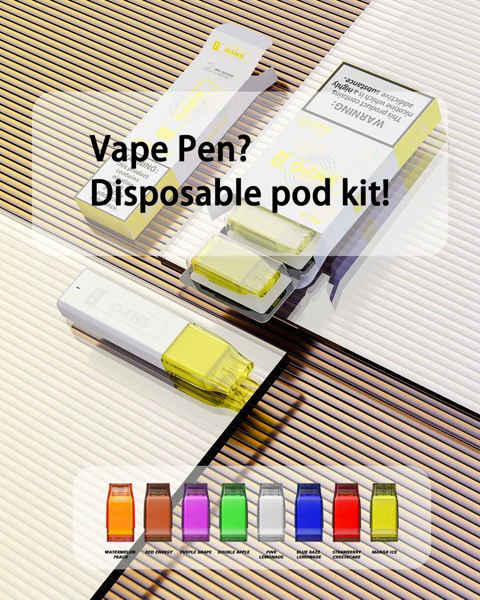 smpovapor's tweet photo. 💥Vape Pen?
Disposable pod kit! #smpoola
——
My SMPO, My life.
#ulimatejuice #ultimatepuff #ultimate #eliquid #ejuice #geilervapestoff #premiumliquid #vape #vapelife #vapefam https://t.co/X8CzAyTcHc