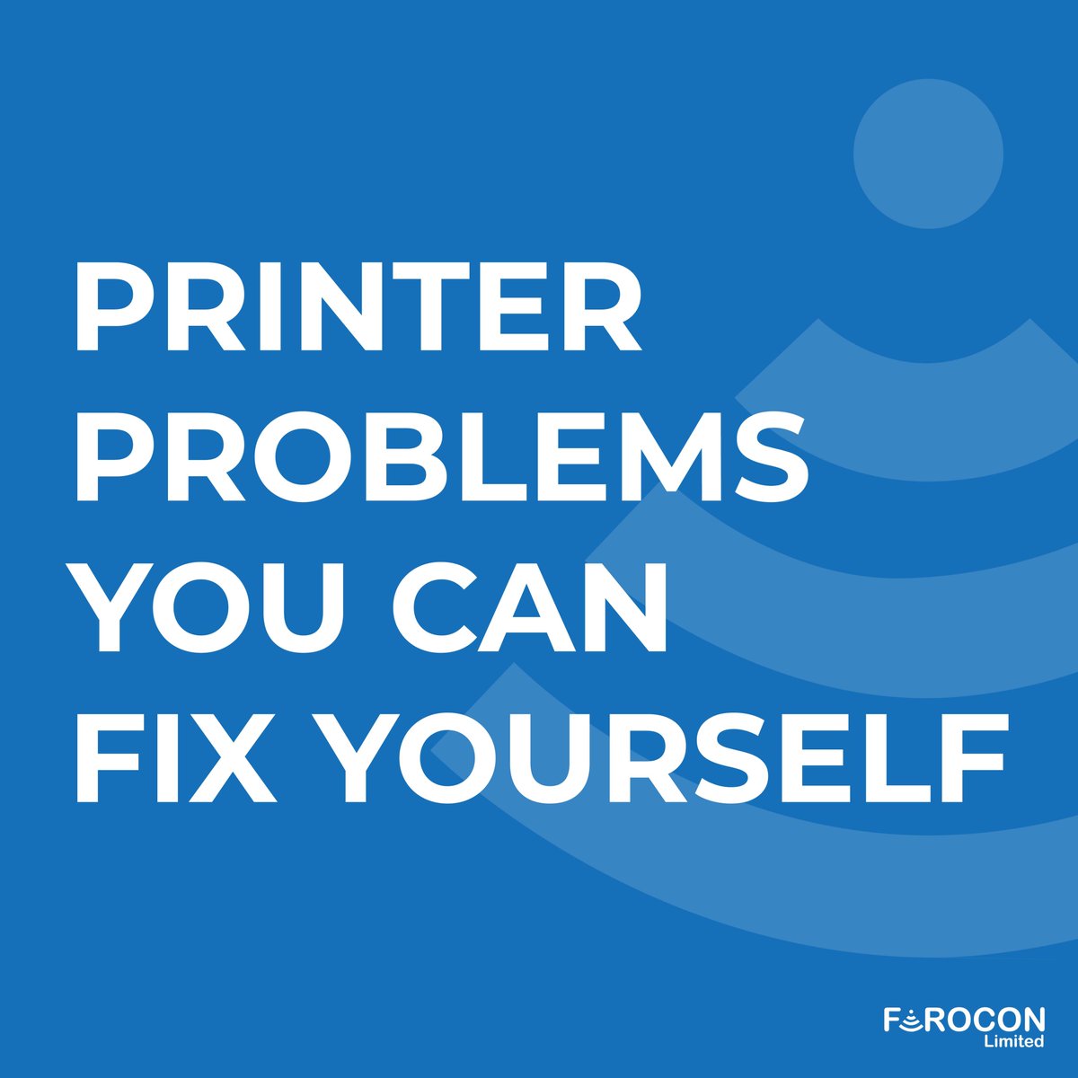 FaroconNg's tweet photo. Here are 10 printer problems you can fix yourself
https://t.co/FBaygnryQt
#farocon #productivity #itsolution #itsupport #itsolutionprovider #abuja https://t.co/Thpl0eQIWr