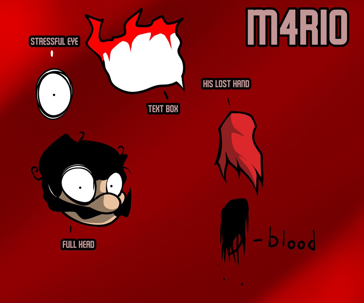 Hi it's my mario exe Oc his name is M4ri0 when you want to draw