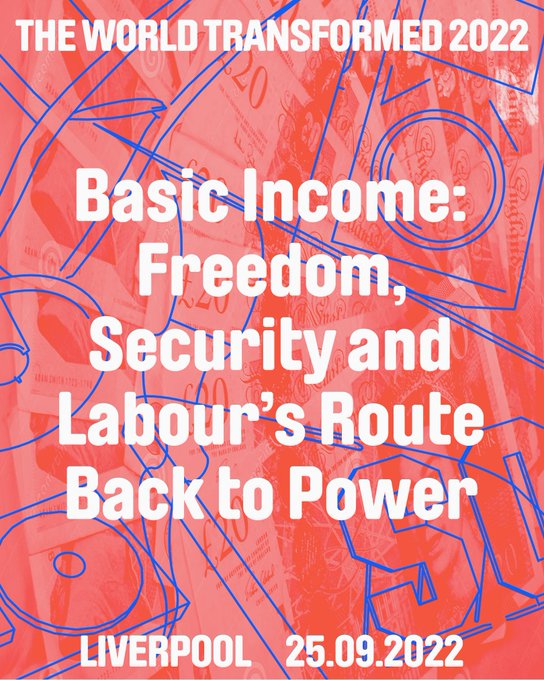 Beth Winter (@bethwintercynon) on Twitter photo In this cost-of-living crisis, Wales is leading the way with it's pilot of Basic Income.
To discuss the future of #UBI policy in the UK, i'll be joined - also on Sunday - by <a href="/AndyBurnhamGM/">Andy Burnham</a>, <a href="/MayorJD/">.</a>, <a href="/CleoGoodman/">Cleo</a> and <a href="/w_stronge/">Will Stronge</a> at <a href="/TWT_NOW/">The World Transformed</a> 👇
theworldtransformed.org/twt-22/program… In this cost-of-living crisis, Wales is leading the way with it's pilot of Basic Income.
To discuss the future of #UBI policy in the UK, i'll be joined - also on Sunday - by <a href="/AndyBurnhamGM/">Andy Burnham</a>, <a href="/MayorJD/">.</a>, <a href="/CleoGoodman/">Cleo</a> and <a href="/w_stronge/">Will Stronge</a> at <a href="/TWT_NOW/">The World Transformed</a> 👇
theworldtransformed.org/twt-22/program…