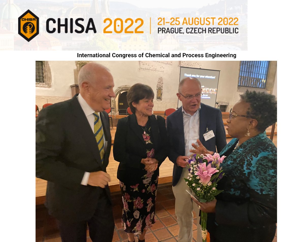 It's always interesting to meet colleague on a global scale. Opening session at the CHISA meeting in Prague – talking with global CHE leaders. <a href="/ChEnected/">American Institute of Chemical Engineers (AIChE)</a> #chemicalengineering