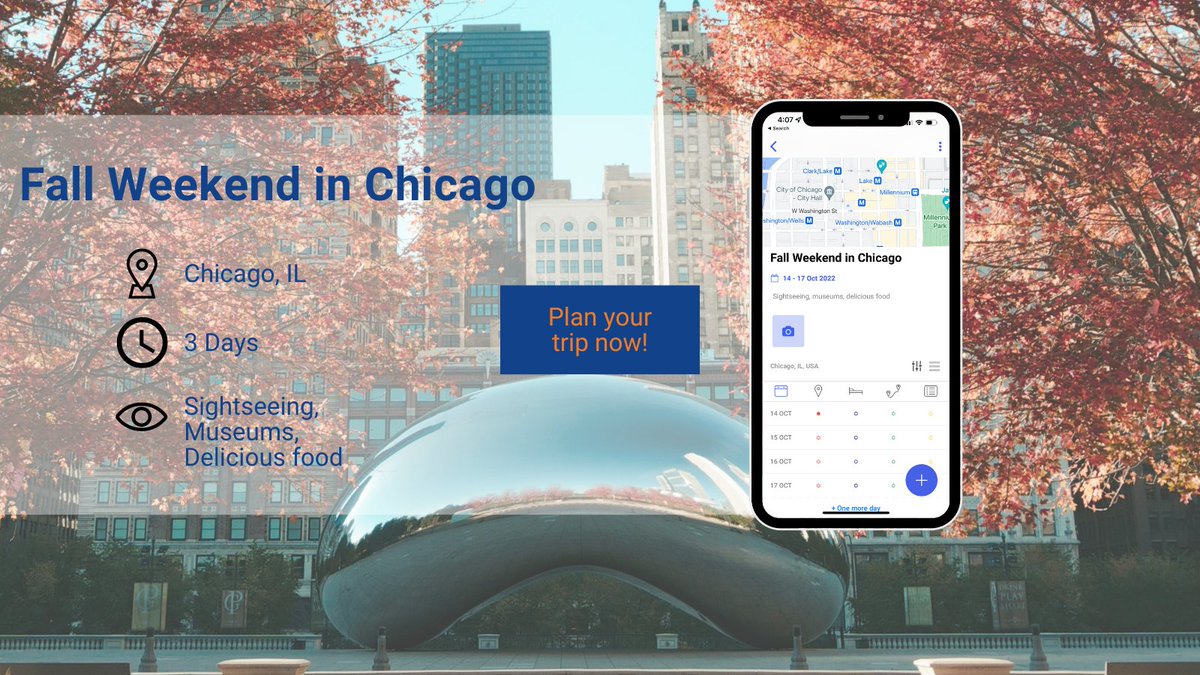 Ravel_Trips's tweet photo. Plan your trip using our iOS app today! See our link in bio for more info!
#raveltrips #chicagotravel #tripplanner #tripapp https://t.co/INw1SvRuFn