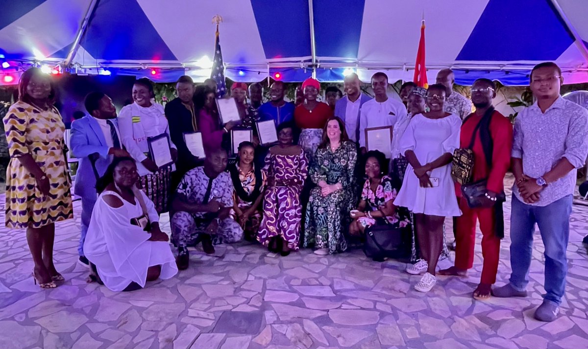 U.S. Embassy Togo on Twitter "Une petite soirée sympa chez l