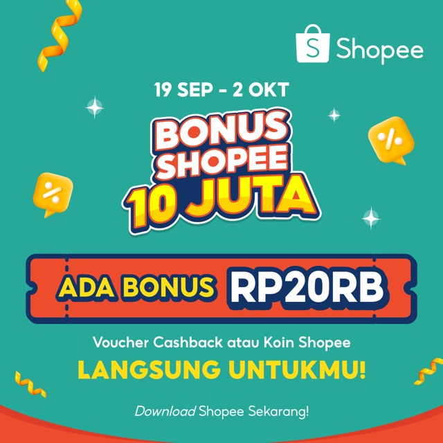 Chipeylumangkun's tweet photo. Hai! Ada bonus 20RB untukmu yang langsung bisa dipakai, nih! Yuk, download Shopee dulu dengan klik link ini: #BonusShopee10Juta https://t.co/7sUlWgiVbK https://t.co/EMLbCPp8gA