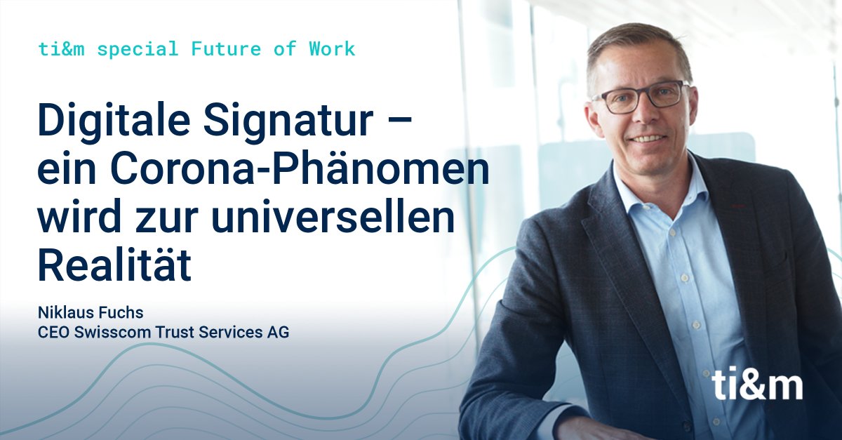 thomaswuest's tweet photo. Thanks to changes in the law, digital signatures can be used on a large scale. Providers like Swisscom Trust Services make the service available via user-friendly signature platforms. Read more in the new Special article. https://t.co/z4LtXy4353
#esign #esignature #videoident https://t.co/jac81g2IXx