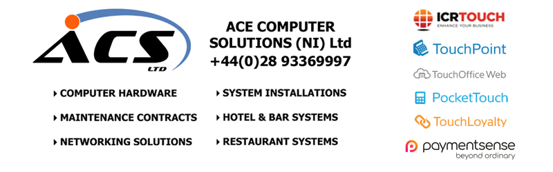ACECOMPUTERS_'s tweet photo. After a very busy couple of weeks we have completed the installation of @icrtouch to all the McKeever Group of hotels. All 38 tills are powered by TouchOffice Web for live reorting and stock control. #Belfasthour #ICRTouch #EPoS #onestopsolution #Hospitality #acecomputers https://t.co/TWdVu11wOY
