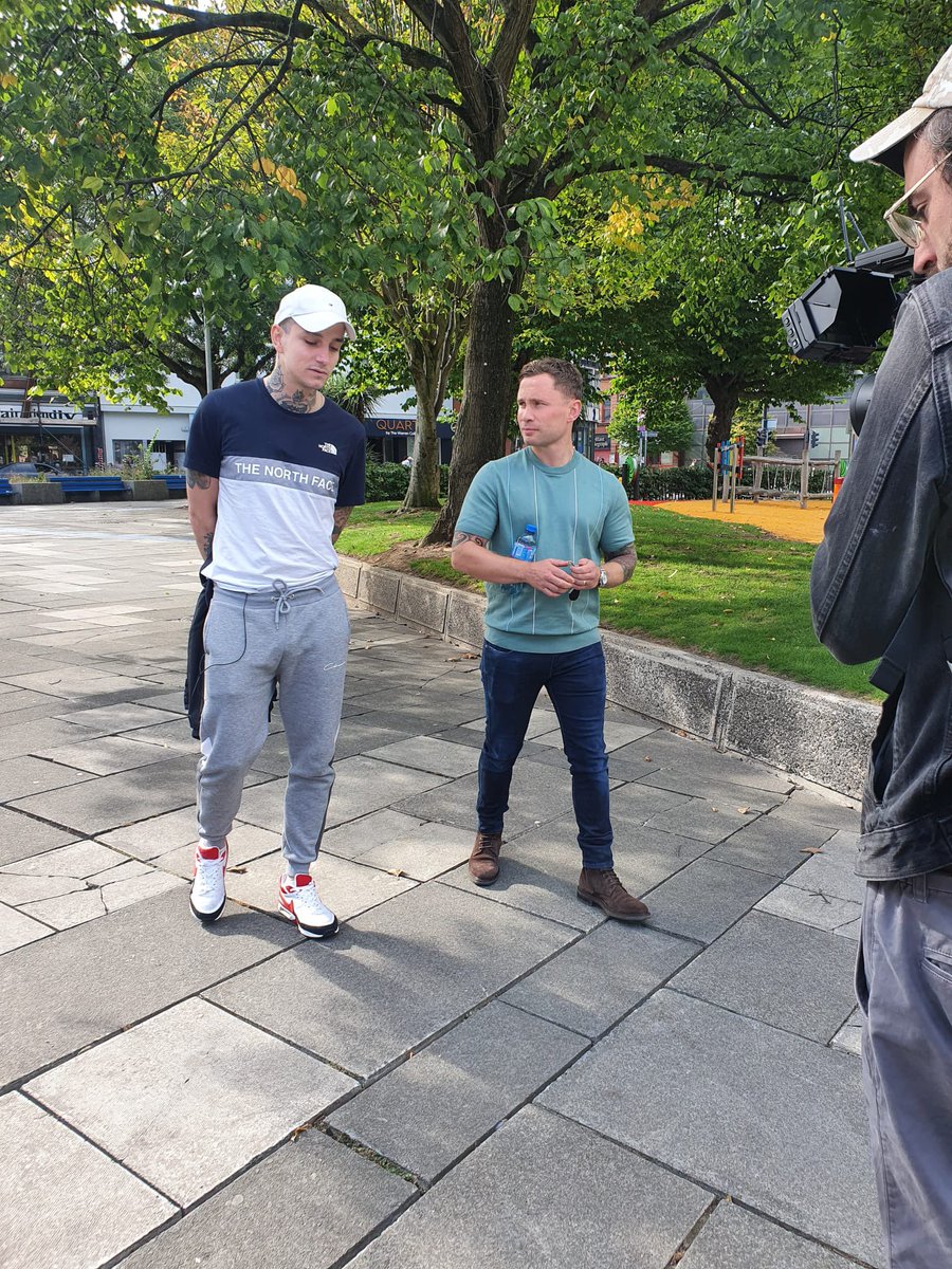 Working away on a documentary which will air on BBC Northern Ireland about young men's mental health in NI. Thanks to Desy and Mairtin for being so open about some of the issues