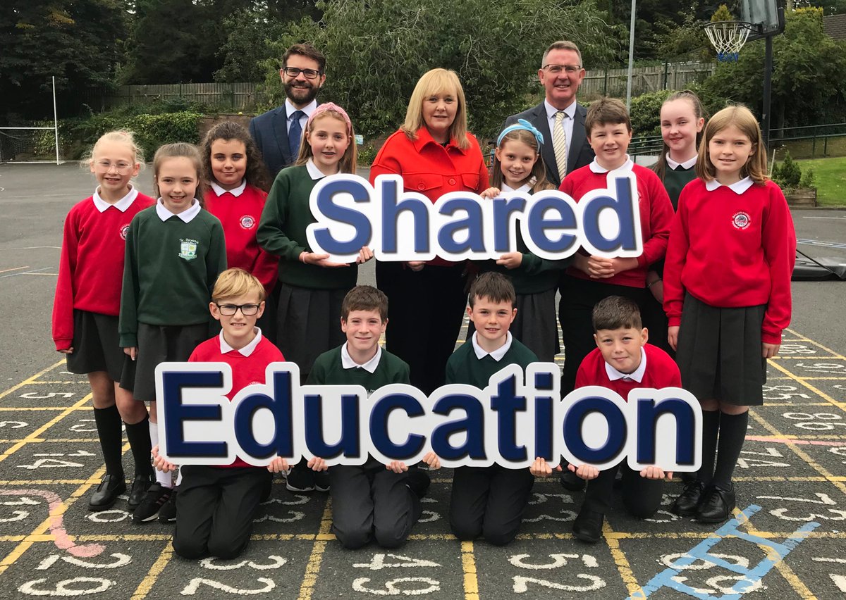 Michelle McIlveen (@mmcilveendup) on Twitter photo This morning I launched the “Mainstreaming Shared Education Strategy” at St Patrick’s PS. They have built an excellent relationship with <a href="/BallynahinchPS/">Ballynahinch PS</a> over many years. A fantastic example of sharing. This morning I launched the “Mainstreaming Shared Education Strategy” at St Patrick’s PS. They have built an excellent relationship with <a href="/BallynahinchPS/">Ballynahinch PS</a> over many years. A fantastic example of sharing.