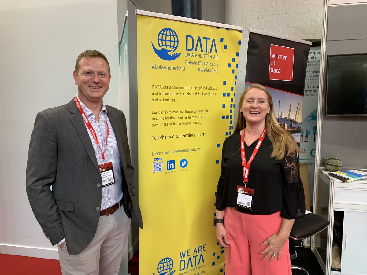 DATA_Aid_'s tweet image. It is BUZZING here at @BigData_LDN ! Come see us and the amazing @Women_In_Data at stand #910 #DataandTechAid