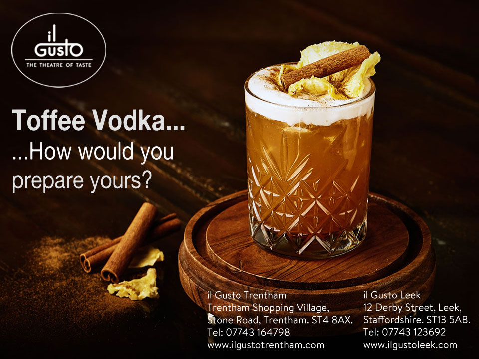 There's so much you can do with this versatile little number...
Toffee Apple- add apple juice
Toffee Lemon Bon Bon- add Limoncello &amp; lemonade
Banoffee- add Banana Liqueur &amp; top with cream
Cinnamon Toffee- add Cinnamon Schnapps &amp; apple juice
Do you have your own favourite recipe?