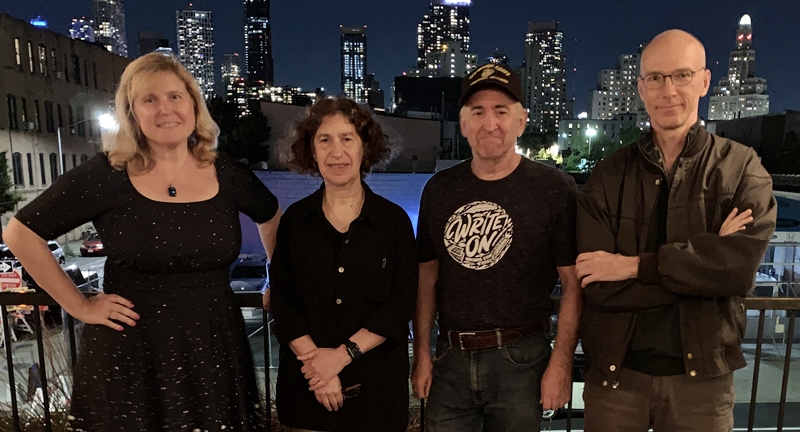 BKLYNBooksBooze's tweet photo. Another Rooftop Readings in the books! TNX to @RobertVSRedick @jonathanbrazee & @BarbaraKrasnoff for sharing stories with us! Next: Oct. 18 w/ @SVPThinks @teeljamesglenn @amy_grech @whoismarcabbott & @randeedawn reading from "Even in the Grave"! Tix here:
https://t.co/MgPirLodtY https://t.co/PCOWRwEnOC
