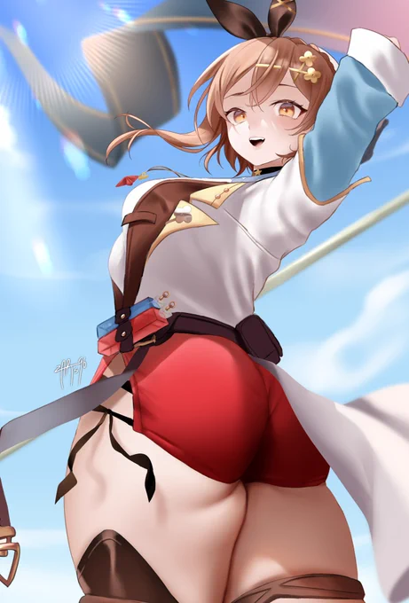 long live ryza's shorts for putting up with so much thiccness over the years#ライザのアトリエ #ライザ3 