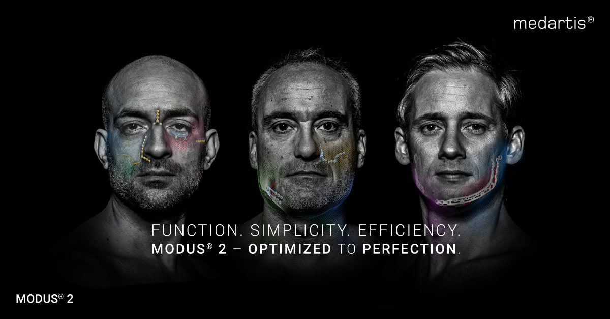 Medartis_Global's tweet image. The modular #MODUS2 plate- and screw- system for cranial maxillofacial surgery offers a complete portfolio in traumatology, reconstructive- and orthognathic- surgery. Innovative screw- and plate solutions fulfill the modern needs of #CMF surgeons.​ #orthotwitter