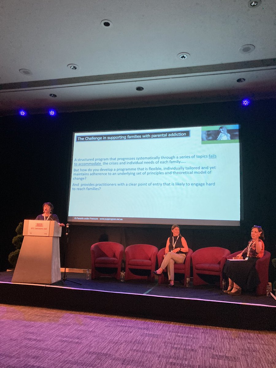 FAVORUK's tweet image. Up now SUPPORTING CHILDREN AND FAMILIES @PuPprogram 
Supporting parents in residential treatment: An overview of the Parents Under Pressure program Anita Harris, @CoolmineTC #PuPprogram #safenurturingfamilies