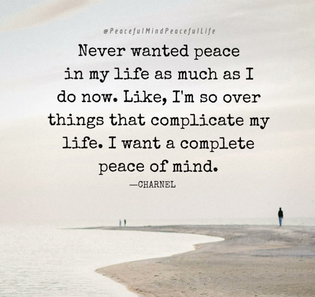 Peace. #peacefulmindpeacefullife #charnel #wednesdaythought