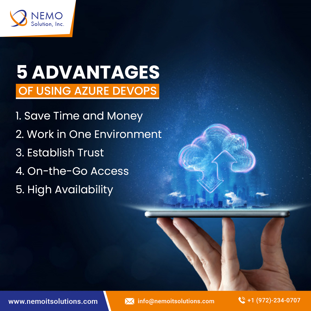 nemoitsolutions's tweet image. 5 Advantages of Using #AzureDevOps | @nemoitsolutions
๐ง info@nemoitsolutions.com
๐ +1 972-234-0707
#devops #devopsengineeer #informationtechnology #applicationdevelopment #azure #cloudcomputing #cloudsecurity #artificialintelligence #machinelearning #innovation